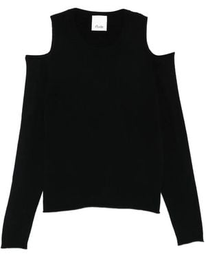 Allude Cut-Out Top - Black