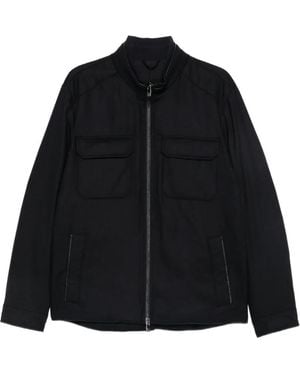 Corneliani Flap-Pockets Jacket - Black