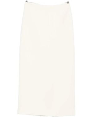 P.A.R.O.S.H. High-waisted midi skirt - Blanco
