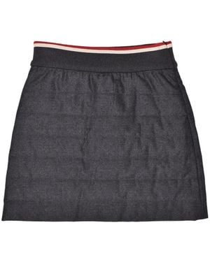 Brunello Cucinelli Minifalda Acolchada - Negro