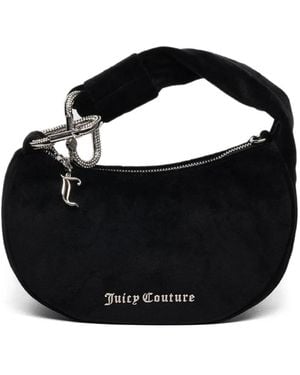 Juicy Couture Blossom Chain Charm Tote Bag - Black