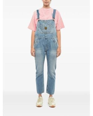 Washington DEE-CEE U.S.A. Light-Wash Jumpsuits - Blue
