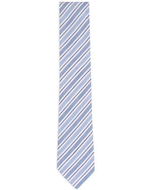 ZEGNA Striped Tie - Blue