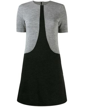 Givenchy Zweifarbiges T-Shirtkleid - Grau