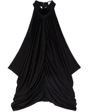 PUCCI Draped Turtleneck Top - Black