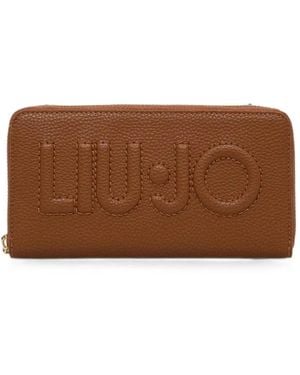 Liu Jo Portemonnaie Mit Prägung - Braun