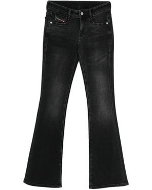 DIESEL Jean À Étiquette Logo - Noir