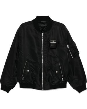 A Bathing Ape Zip-Up Bomber Jacket - Black