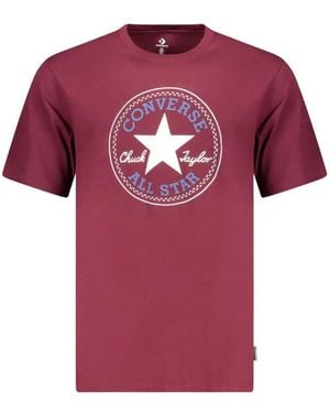 Converse Camiseta Chuck Taylor Con Logo - Rojo