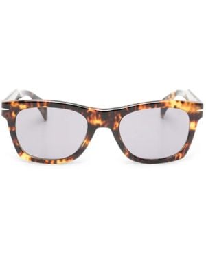 David Beckham Lunettes De Soleil À Effet Écailles De Tortue - Brown