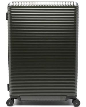 Fpm Milano Bank Light Trunk On Wheels L Suitcase - Black