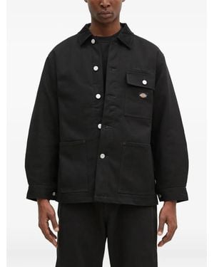 Wacko Maria X Dickies Logo-Embroidered Shirt Jacket - Black