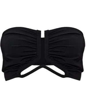 Rick Owens Cutout Bikini Top - Black