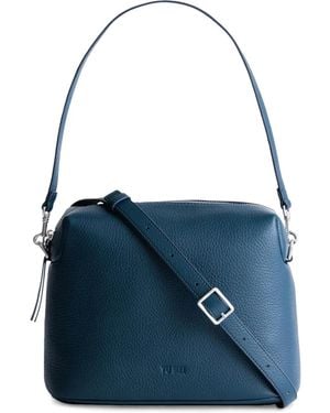Yu Mei Ch'lita Leather Shoulder Bag - Blue