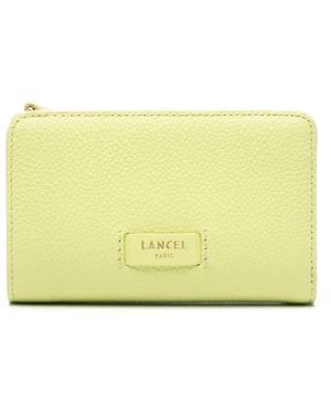 Lancel Ninon Leather Wallet - Yellow