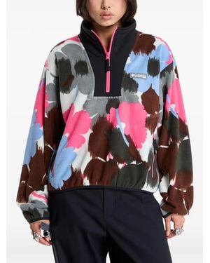 Columbia Sequoia Grove Ii Printed Sweatshirt - Red