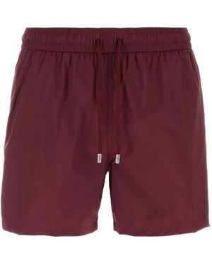 Fedeli Drawstring Swimming Shorts - Purple