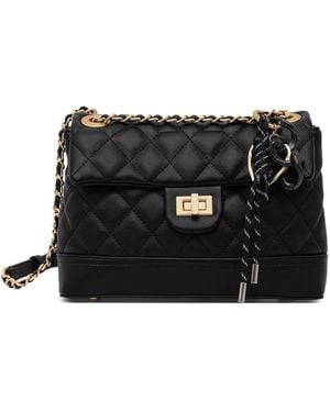 Silvian Heach Quilted Cross Body Bag - Black