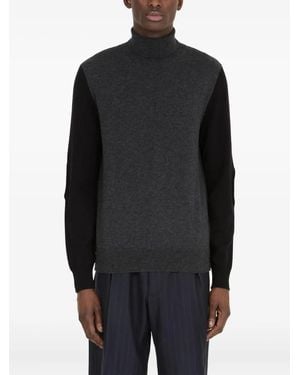 Maison Margiela Sweat À Empiècements Superposés - Noir