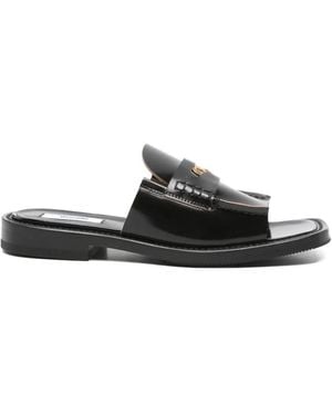 Moschino Sandalen mit eckiger Kappe - Schwarz