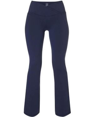 Sweaty Betty Leggins Power Bootcut Wrap Waist - Azul