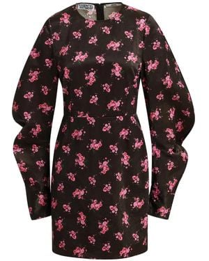 Essentiel Antwerp Kaila Floral-Print Mini Dress - Red