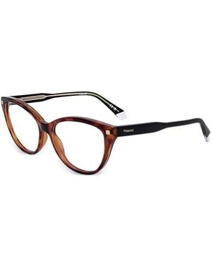 Polaroid Tortoiseshell-Effect Cat-Eye Glasses - White