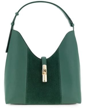 Furla Goccia M Shoulder Bag - Green