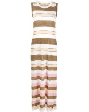 Woolrich Striped Maxi Dress - White