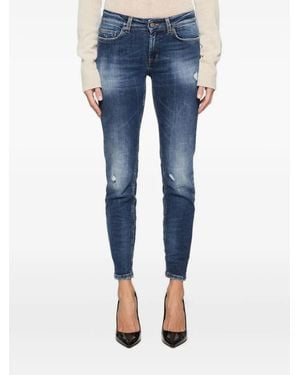 Dondup Monroe Distressed-Effect Jeans - Blue