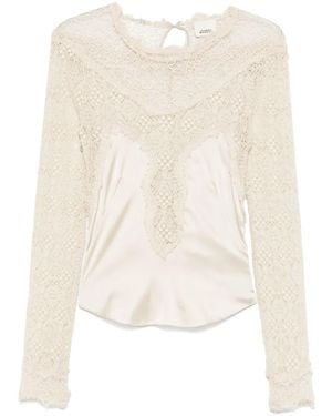 Isabel Marant Diem Bluse - Natur