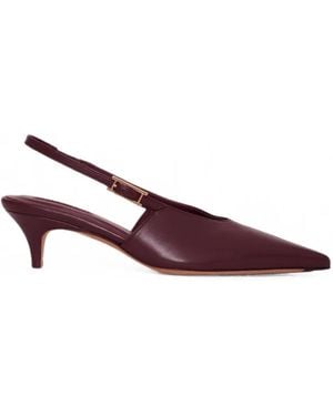 Anine Bing Nelly Slingbacks Buckle - Purple