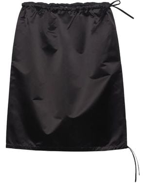 Prada Satin Skirt - Black