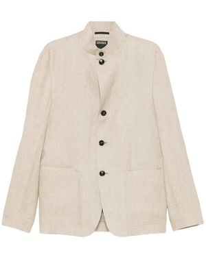 ZEGNA Oasi Single-Breast Jacket - Natural