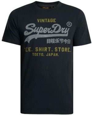 Superdry Logo-Print T-Shirt - Black