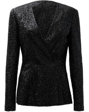 F.it Blazer À Sequins - Noir