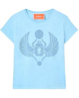La DoubleJ Graphic T-Shirt - Blue