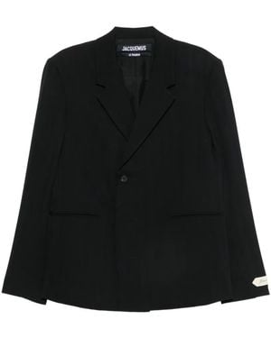 Jacquemus Blazer Doppiopetto - Nero