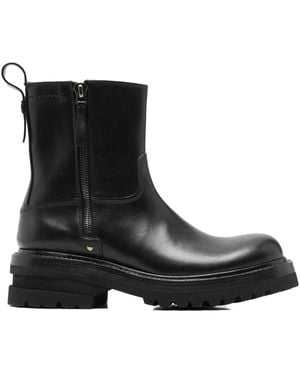 Premiata Leather Ankle Boots - ブラック