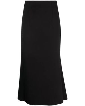 Philosophy Di Lorenzo Serafini Flared Midi Skirt - Black