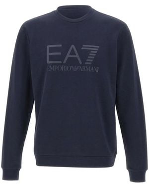 EA7 Core Identity スウェットシャツ - ブルー