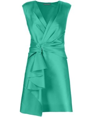Alberta Ferretti ノースリーブ ドレス - グリーン