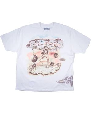 Travis Scott Utopia Skitzo Tour T-Shirt - Weiß