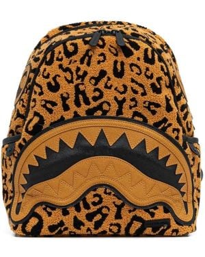 Sprayground The Wild One Savage Leopard-Print Backpack - Natural