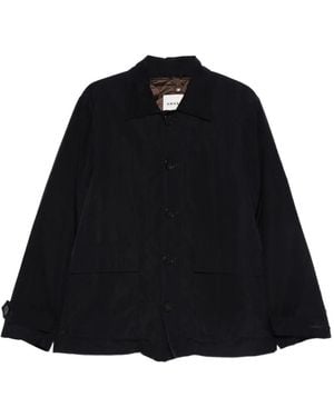 Amaranto Einreihige Hemdjacke - Schwarz