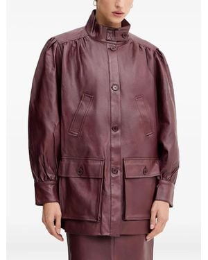 Bardot Veste Clements Boutonnée - Rouge