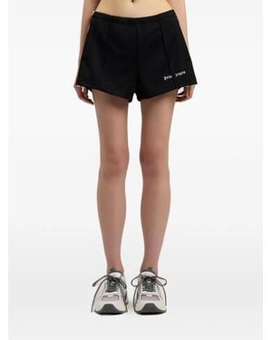 Palm Angels Pantalones Cortos De Deporte - Negro