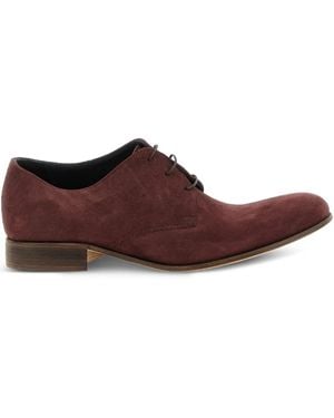 Julianne Suede Derby Shoes - Brown