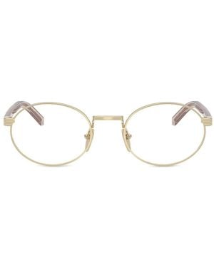 Prada Gafas Prb55V Con Montura Oval - Neutro