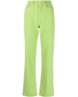 Wandler High-Waisted Corduroy Pants - Green